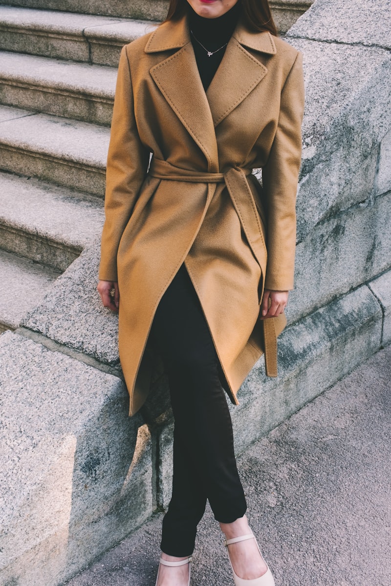 Tailored Double-Breasted Wool Coat